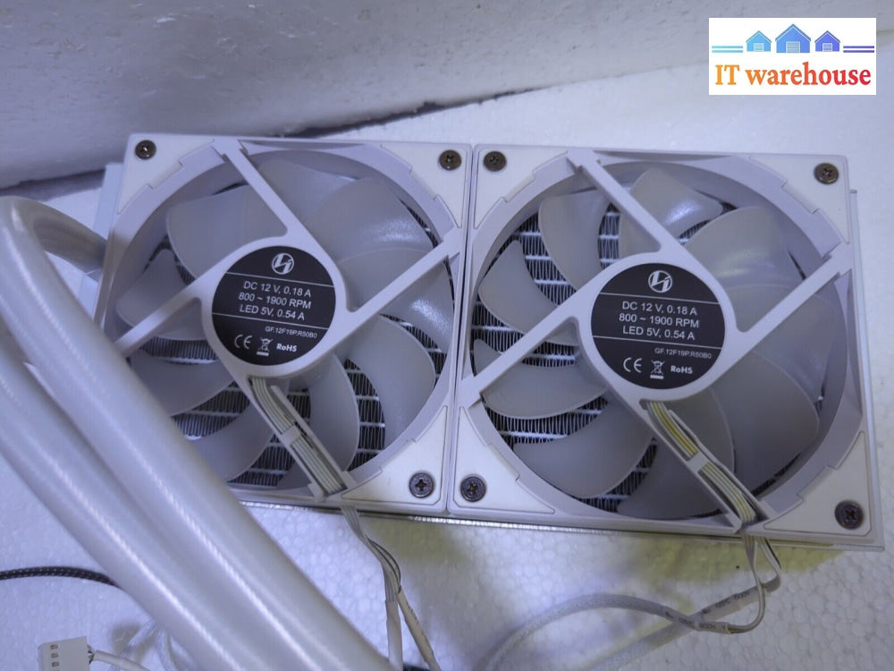 - Lian Li Galahad Aio 240 Rgb White Cpu Liquid Cooler (Missing Parts Read)