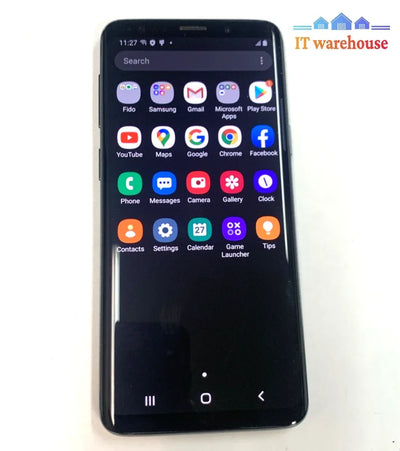 Like New (Carrier: Fido Rogers) Samsung Galaxy S9 SM-G960W 64GB Midnight Black