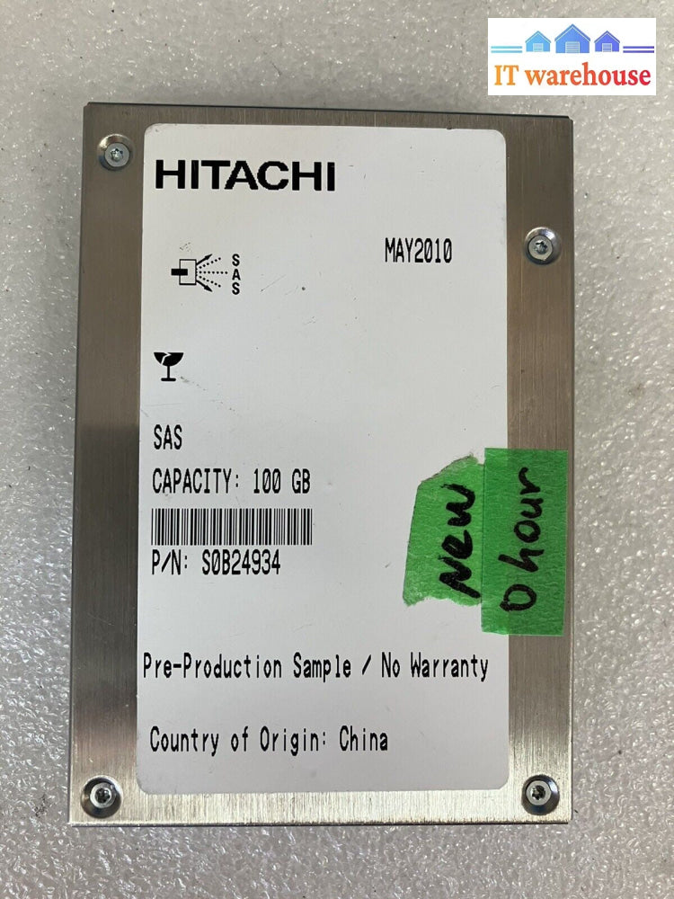 ~(Like New) Hitachi 0B24934 100GB 3.5" Fcal Solid State Drive S0B24934 (0 Hours)