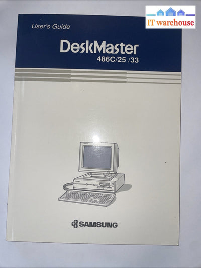Like New ~ Vintage Samsung DeskMaster 486c/25 PC