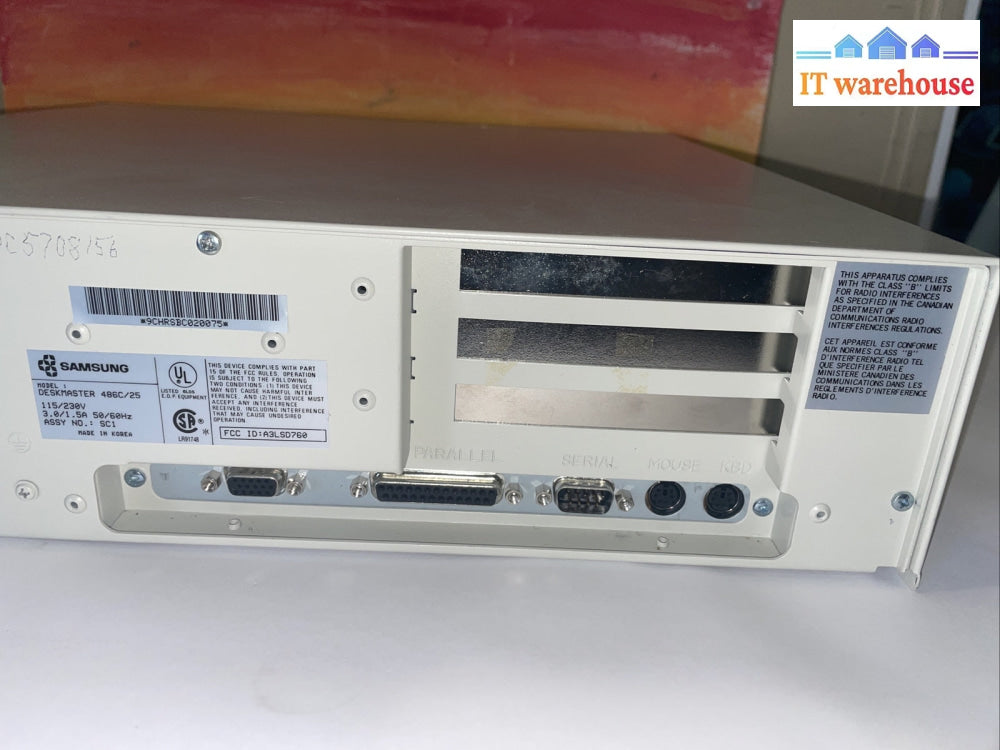 Like New ~ Vintage Samsung DeskMaster 486c/25 PC