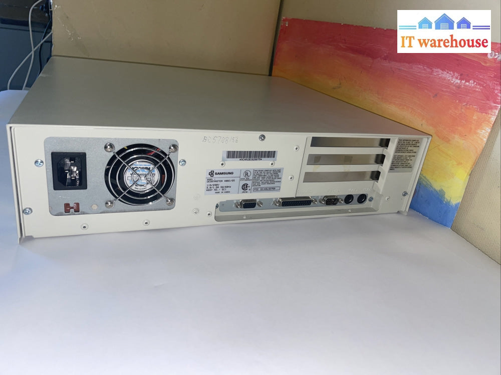 Like New ~ Vintage Samsung DeskMaster 486c/25 PC