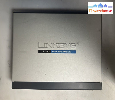 Linksys RV082 100 Mbps 8-Port 10/100 Wired VPN Router Gateway ~