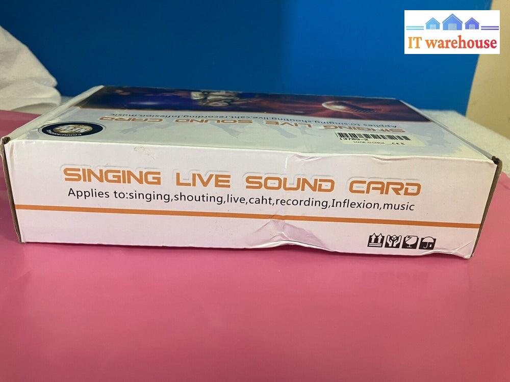 ~ Live Streaming Sound Card USB Audio Interface Mixer 18 Effects Multi Sound