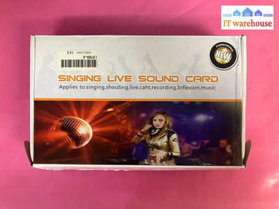 ~ Live Streaming Sound Card USB Audio Interface Mixer 18 Effects Multi Sound