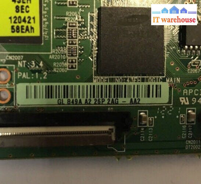 - LJ41-10133A 43EH LOGIC MAIN BOARD LJ92-01849A FOR  SAMSUNG PS43E450A