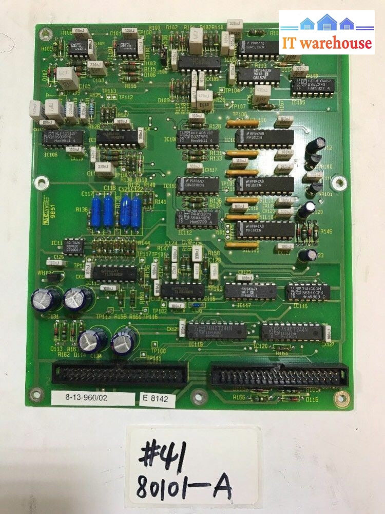 - LOGIC BOARD 8-13-960/02 E8142 FOR MADSEN ZODIAC 901 MIDDLE-EAR ANALYZER @@@