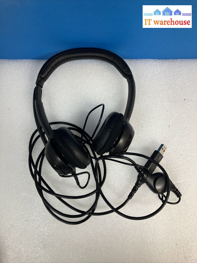 ~ Logitech Corded USB Headset With Microphone DZL-A-0052 *Tested*