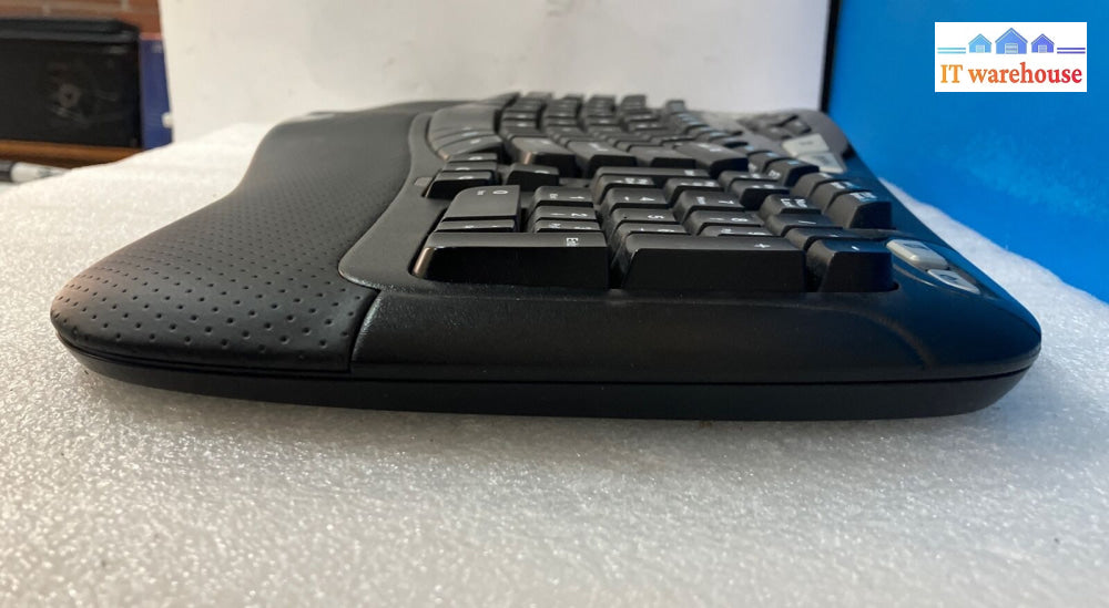 ~ Logitech K350 Wireless Wave Palm Rest Keyboard W/ Unifying Usb Receiver (Read)