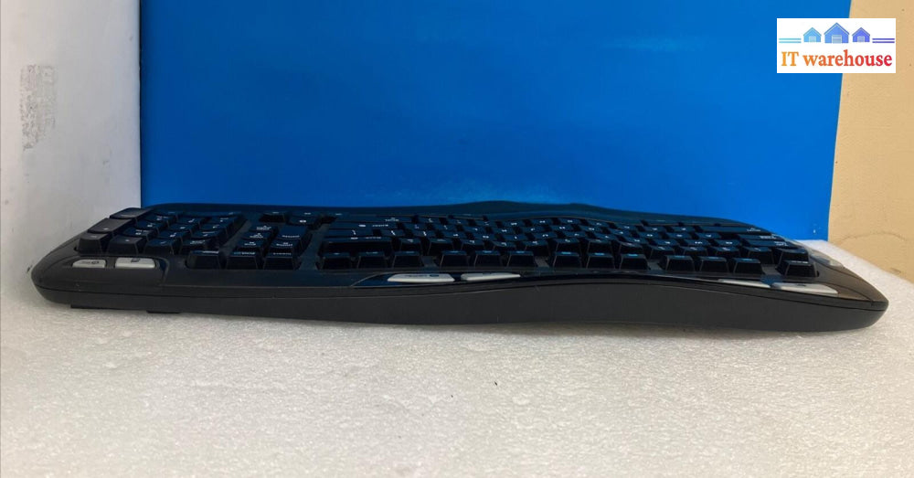 ~ Logitech K350 Wireless Wave Palm Rest Keyboard W/ Unifying Usb Receiver (Read)