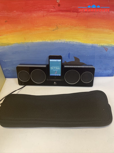Logitech PURE-FI Anywhere 2 Docking Speaker System + Apple A1367 iPod Touch 4th 