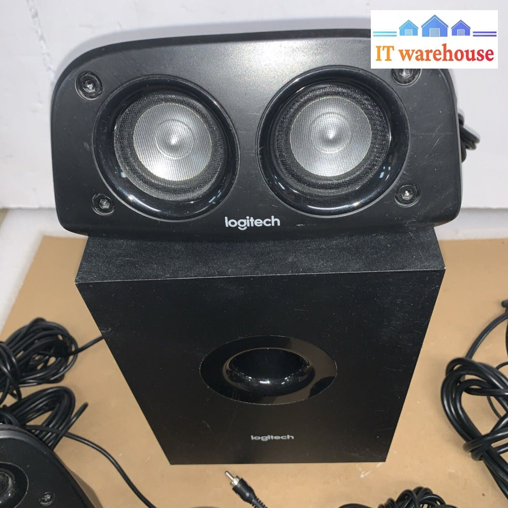 Logitech Z506 Surround Sound Home Theater Speaker System - Black - Tested