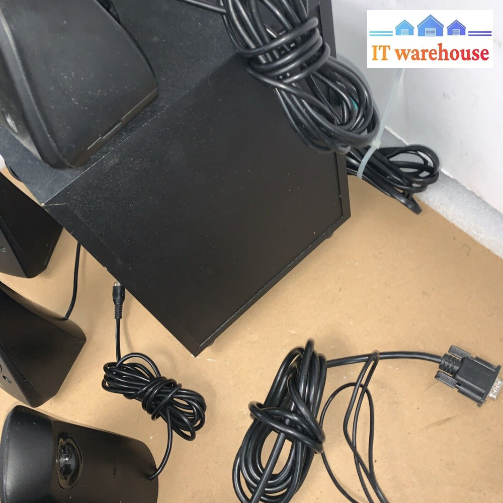 Logitech Z506 Surround Sound Home Theater Speaker System - Black - Tested
