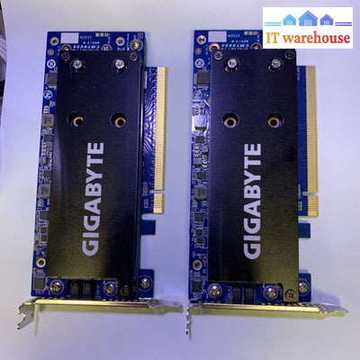 (Lot 0f 2) GIGABYTE CMT4034 PCI-Express 3.0 x16 PCI-Express M.2 PCIe x16 Card