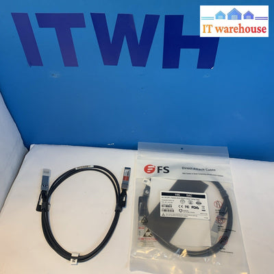 (Lot 2) 2m 10G SFP+ DAC Cable Passive Direct Attach Copper Twinax FS SFP-10G-DAC