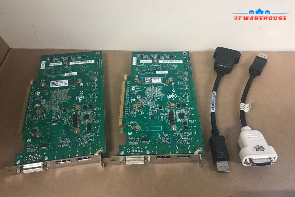 Lot 2 Dell Quadro FX 1800 768MB PCIE GDDR3 Video Card 0P418M @@@