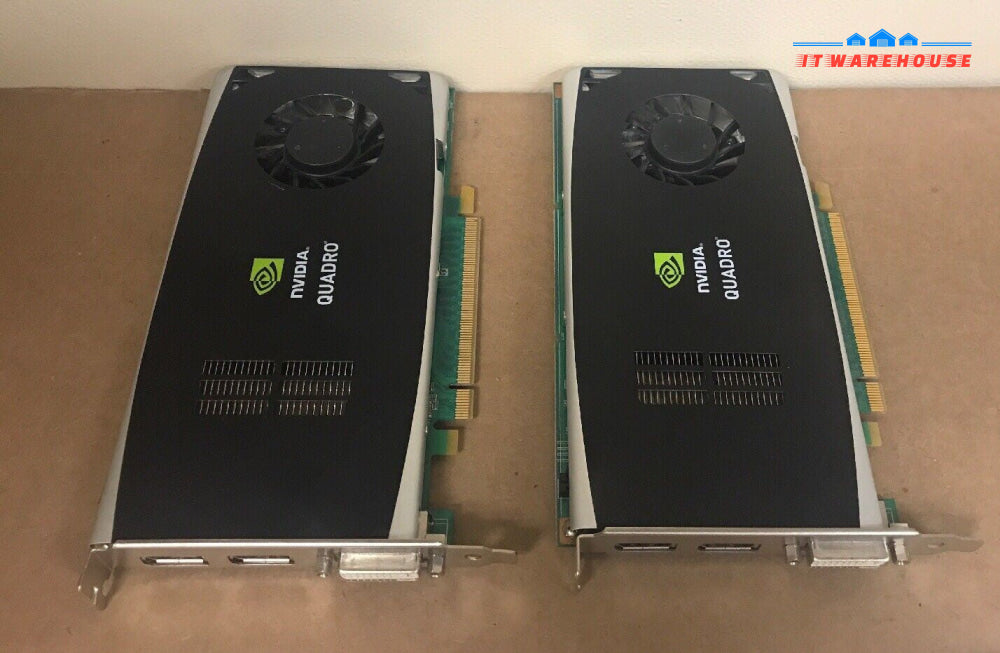 Lot 2 Dell Quadro FX 1800 768MB PCIE GDDR3 Video Card 0P418M @@@