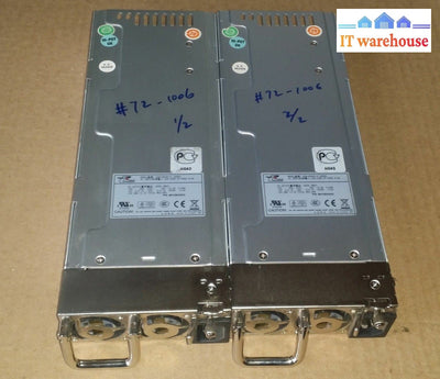 Lot 2 Emacs R2W-6500P 500W Server Redundant Power Supply @@@