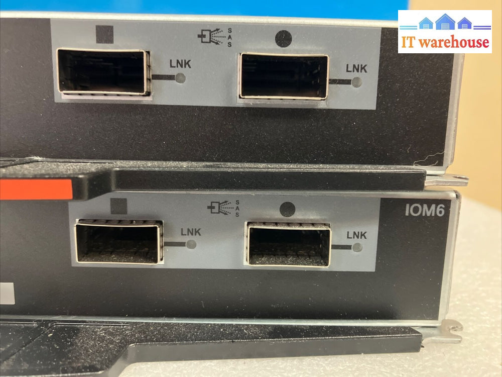 Lot 2X Netapp Iom6 111-00190 + B0 Sas Storage Controller Ethernet Server Module ~