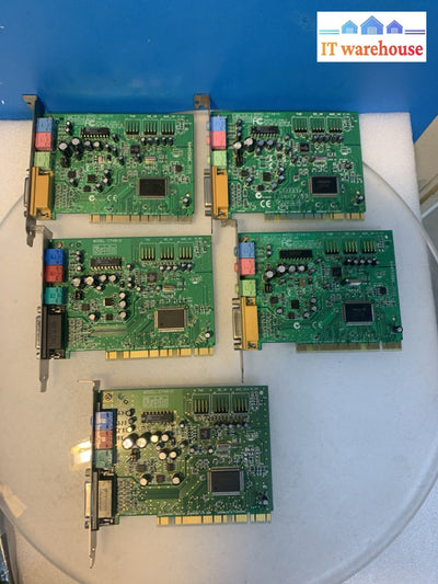 Lot 5  Creative Sound Blaster Live! CT4810 PCI Sound Card EMU10K1 Win98 XP MIDI