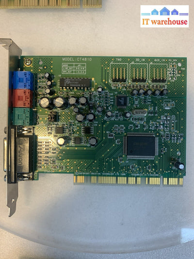 Lot 5  Creative Sound Blaster Live! CT4810 PCI Sound Card EMU10K1 Win98 XP MIDI