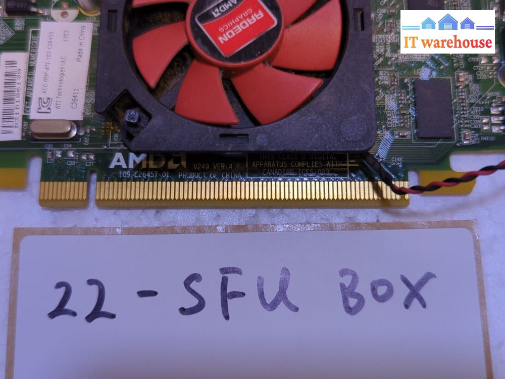 Lot 7 AMD Radeon HD6450 PCI-E Low Profile Video Card ATI-102-C26405 0WH7F N1N66-