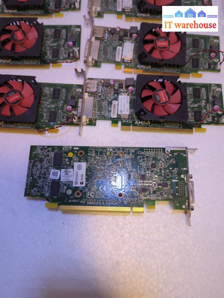 Lot 7 AMD Radeon HD6450 PCI-E Low Profile Video Card ATI-102-C26405 0WH7F N1N66-