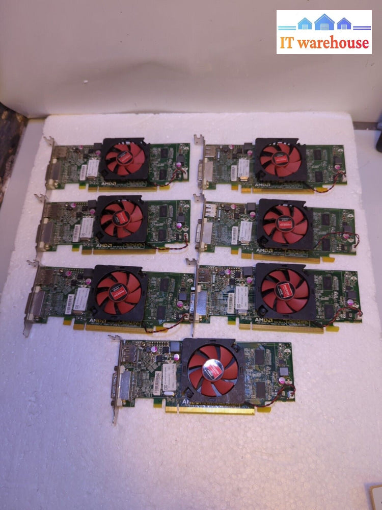 Lot 7 AMD Radeon HD6450 PCI-E Low Profile Video Card ATI-102-C26405 0WH7F N1N66-