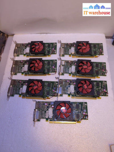 Lot 7 AMD Radeon HD6450 PCI-E Low Profile Video Card ATI-102-C26405 0WH7F N1N66-