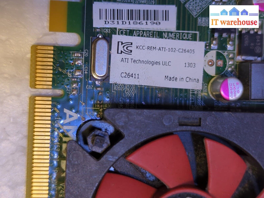 Lot 7 AMD Radeon HD6450 PCI-E Low Profile Video Card ATI-102-C26405 0WH7F N1N66-