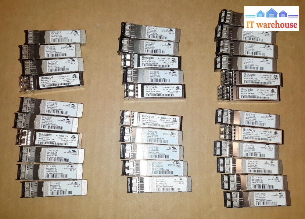 Lot of 1 Brocade 8G SW 57-1000012-01 8GB 850nm Optical Transceiver SFP Module @@