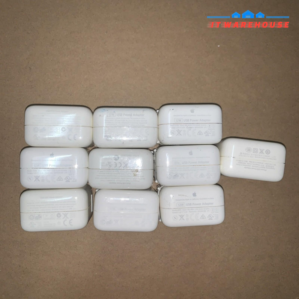 Lot of 10 Apple USB 5V power adapter charger