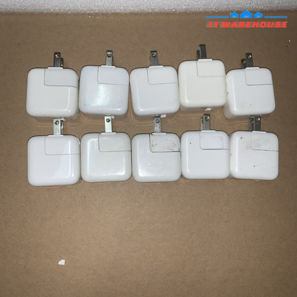Lot of 10 Apple USB 5V power adapter charger