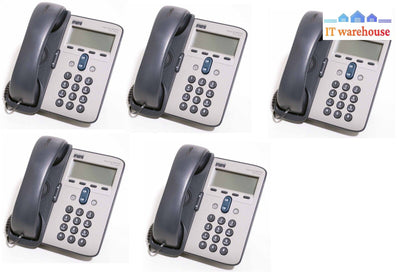 - Lot Of 10 Cisco 7912 Cp-7912G /W Handset & Stand(No Ac Adapter)