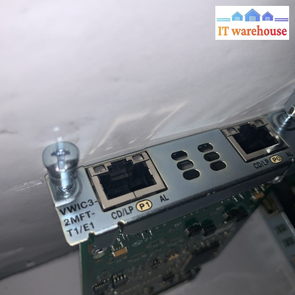 Lot of 10 Cisco VWIC3-2MFT-T1/E1 2-Port Voice / WAN Interface Card