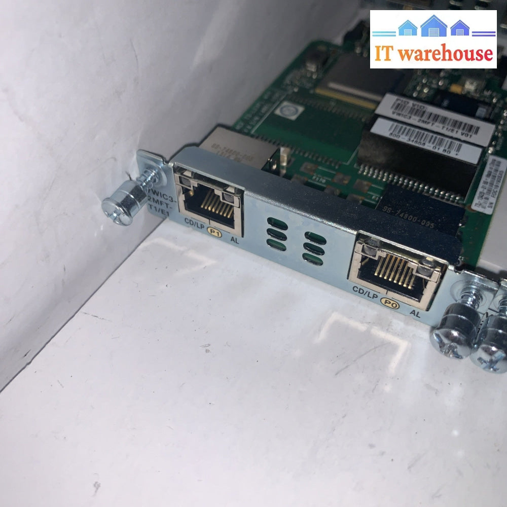 Lot of 10 Cisco VWIC3-2MFT-T1/E1 2-Port Voice / WAN Interface Card