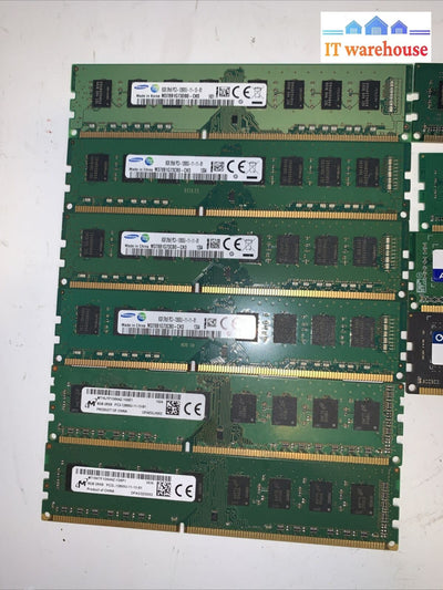 Lot of 10 Desktop DDR3 non-ECC memory