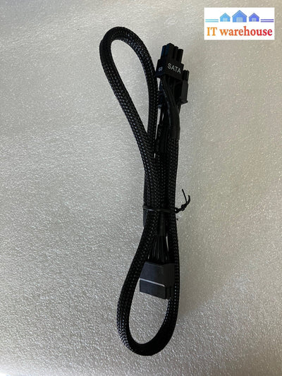 ~ Lot of 10 EVGA SuperNOVA 6-Pin 1 to 3 SATA G3 / G5 PSU Power Cable