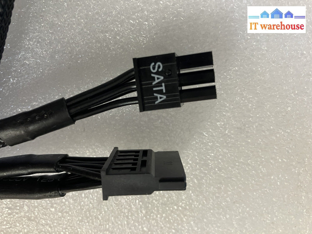 ~ Lot of 10 EVGA SuperNOVA 6-Pin 1 to 3 SATA G3 / G5 PSU Power Cable