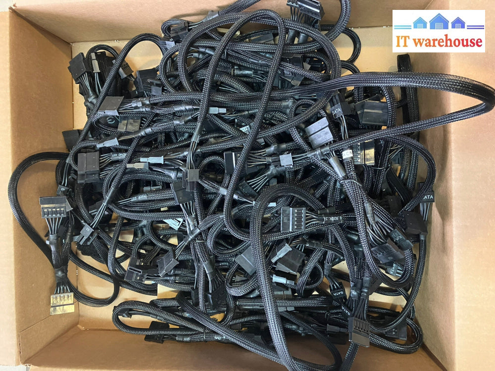 ~ Lot of 10 EVGA SuperNOVA 6-Pin 1 to 3 SATA G3 / G5 PSU Power Cable
