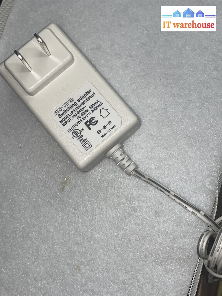 Lot of 10 FLYPOWER Tablet Switching Adapter PS18K0502000U5 5V 2A ( 2000mA)