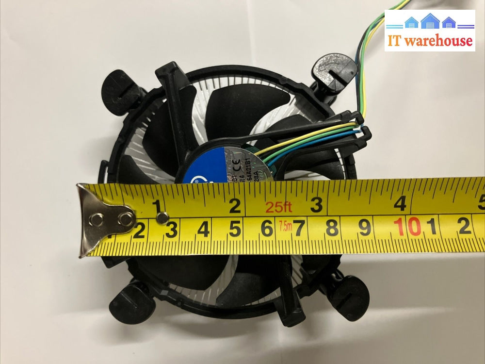 Lot of 10 Intel E97379-001 Aluminum 4-Pin 1151 1150 Heatsink Fan 12V 0.28A