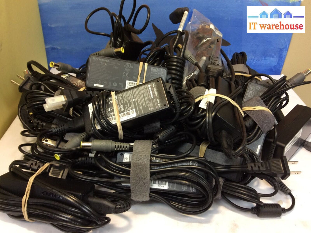 Lot of 10 Lenovo 65W AC Adapter Charger For  T510 T520 T530 T410 T420 T430 T430s