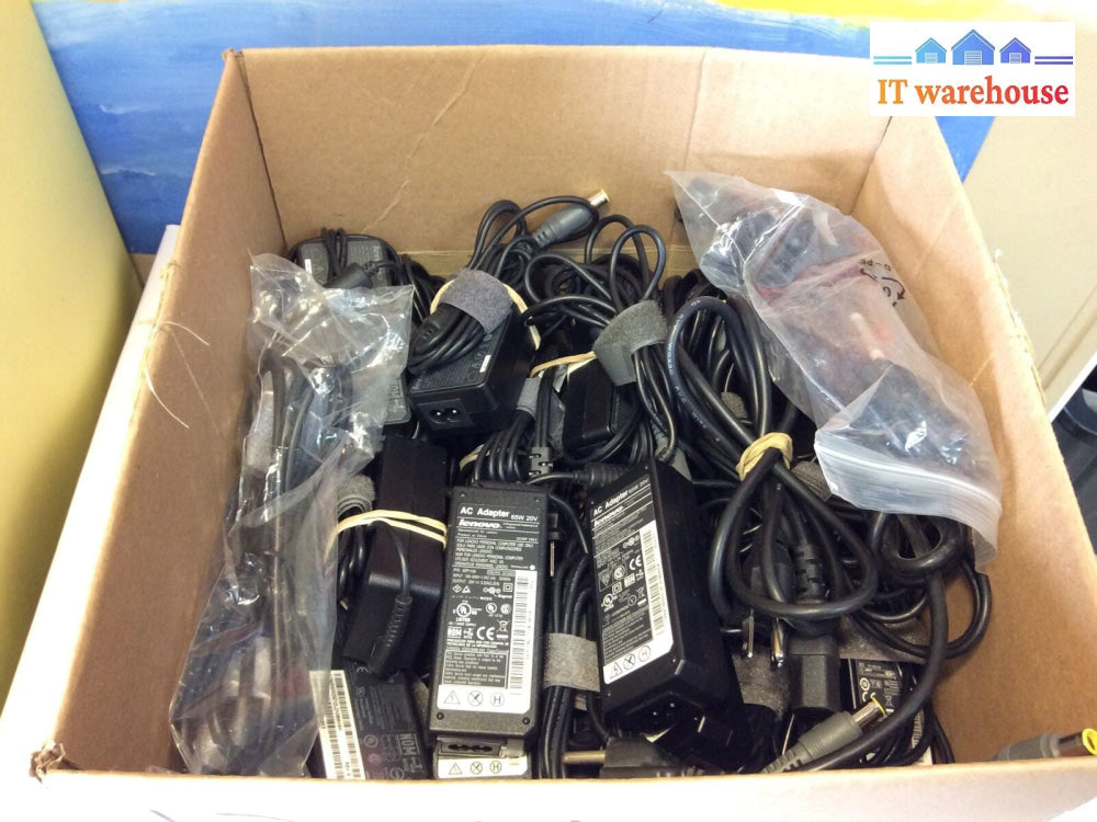 Lot of 10 Lenovo 65W AC Adapter Charger For  T510 T520 T530 T410 T420 T430 T430s
