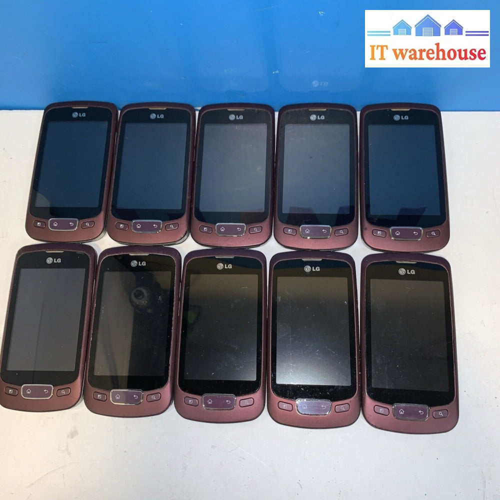 (Lot of 10)  LG Optimus One P500h Cellphone Cell phone  (Carrier: Telus)
