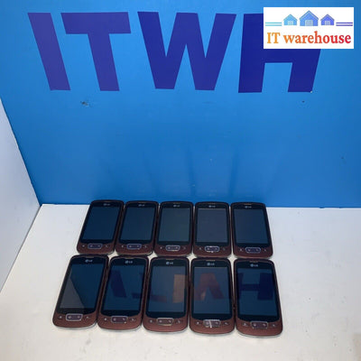 (Lot of 10)  LG Optimus One P500h Cellphone Cell phone  (Carrier: Telus)