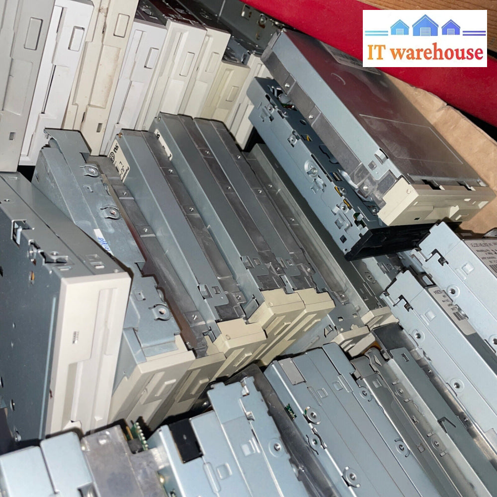 Lot Of 10 Mixed Brands 3.5’ 1.44Mb Internal Floppy Drives