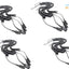 Lot Of 10 Plantronics Quick Disconnect Qd Cable For H Series Headsets @@@