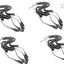 Lot of 10 Plantronics Quick Disconnect QD Cable For H Series Headsets @@@