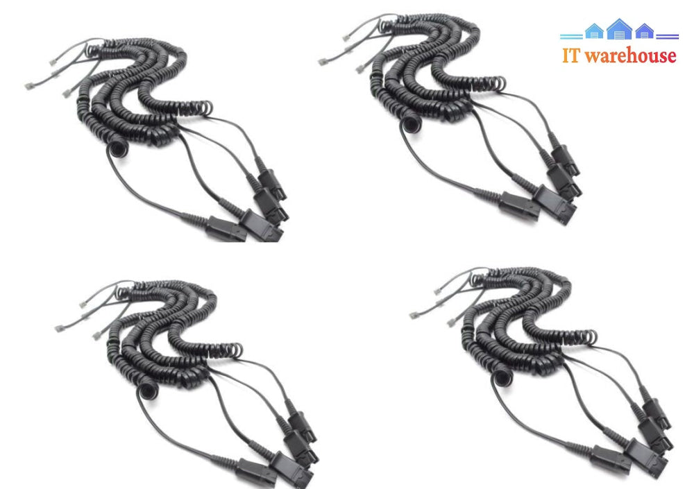 Lot of 10 Plantronics Quick Disconnect QD Cable For H Series Headsets @@@